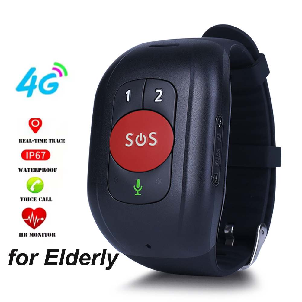GPS-часы для пожилых людей 4G  – обзор и цена Fall Detection Watch