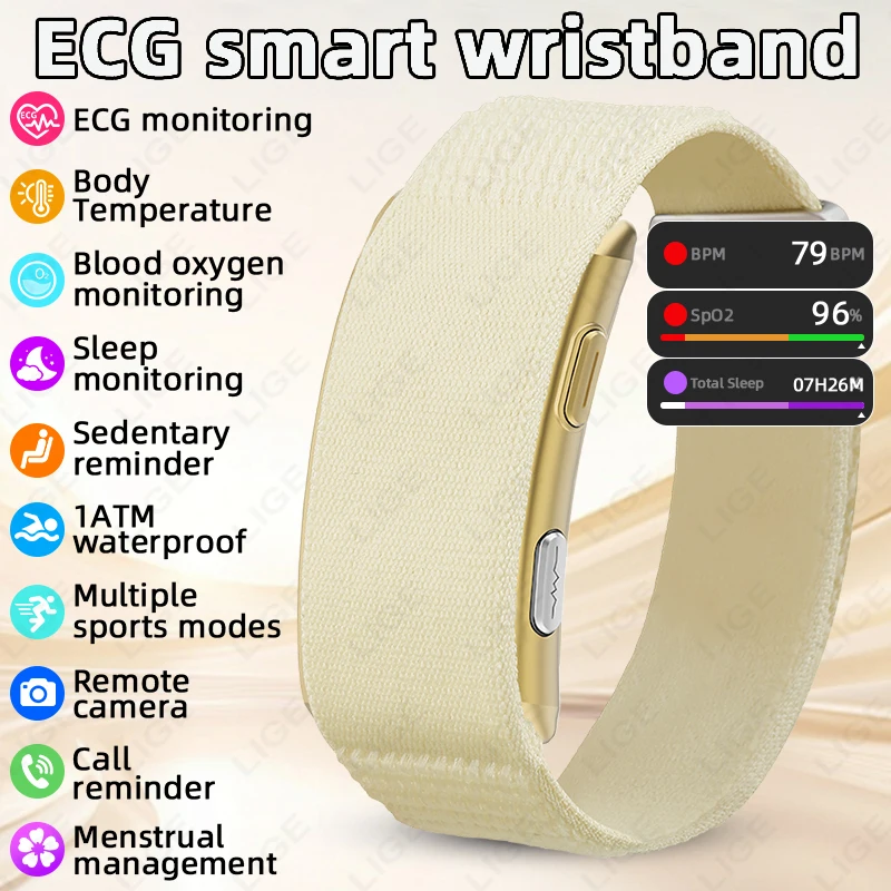 Мужские умные часы ЭКГ, здоров – обзор и цена Fall Detection Watch